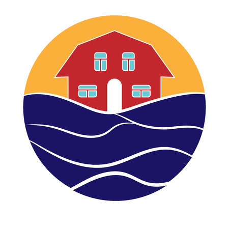 Color icon on the theme of tourism and travelのイラスト素材