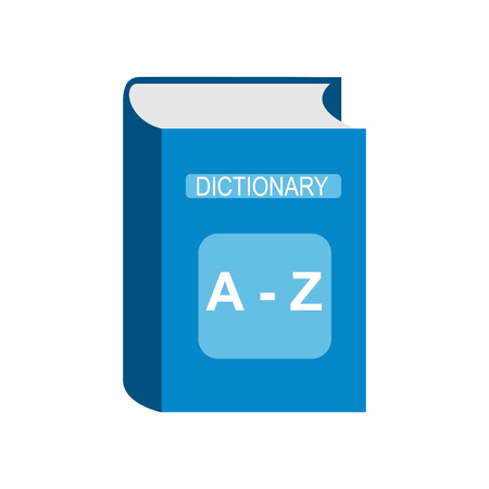 Isometric 3d style, color dictionary book icon.のイラスト素材