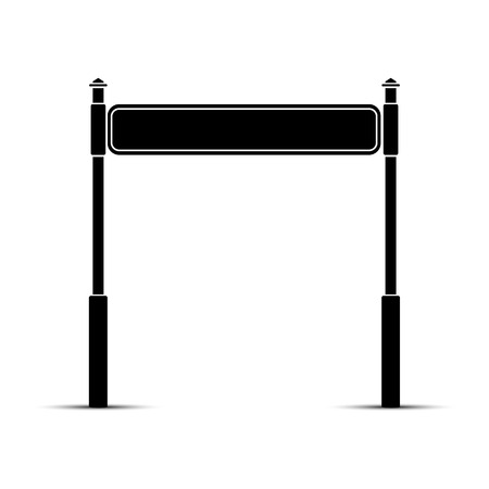 Road sign, icon for design and decorationのイラスト素材