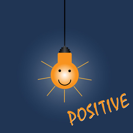Electric light bulb in the style of positive, cheerful emotionのイラスト素材