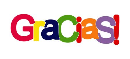 Colorful Banner With The Inscription Thank You Lettering For