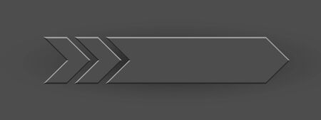 Gray arrow on gray background for design and decoration.のイラスト素材