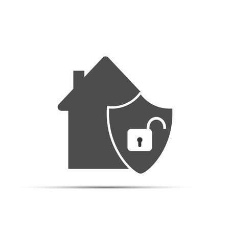 House badge and shield. Simple flat design
のイラスト素材