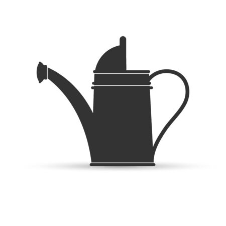 Garden tool. Watering can for watering plants.. Flat design.のイラスト素材