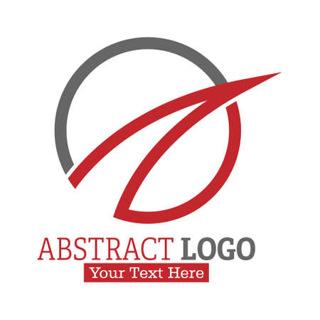 Abstract logo. Color vector illustration for logo, sticker or emblemのイラスト素材