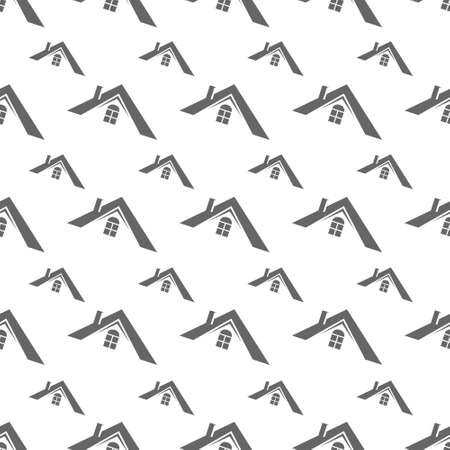 Home. Seamless color pattern for texture, textiles, packaging, and simple backgrounds. Simple design.のイラスト素材