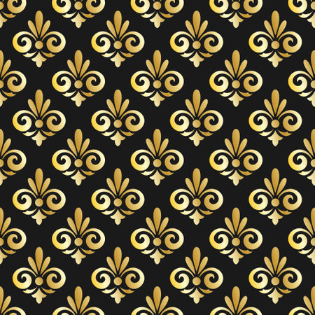 Seamless pattern of decorative elements, for texture, textiles and simple backgrounds. Vector illustrationのイラスト素材