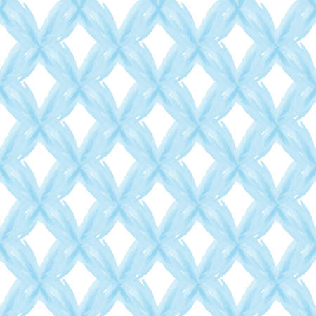 Abstract seamless watercolor pattern in shades of blue for prints, textures, textiles and simple...