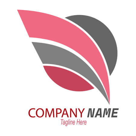 company's logo. Vector illustration for a logo, logo, brand or social project. Flat styleのイラスト素材