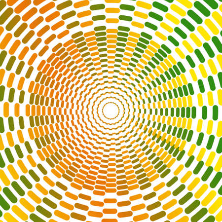 Abstract circular pattern for textures, textiles, simple backgrounds, covers and banners. Flat styleのイラスト素材