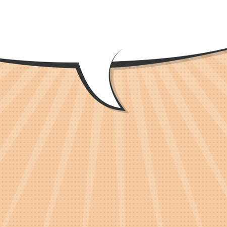 pop art-style speech bubble. Background for the text in the style of comics. Flat designのイラスト素材