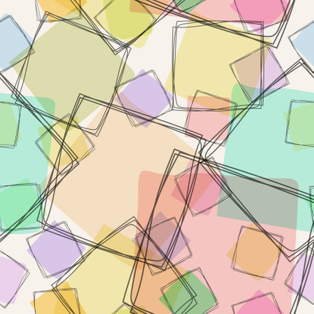 Seamless pattern of geometric shapes for banners, covers, textures, textiles and simple backgrounds in a minimalist style. Flat design.のイラスト素材