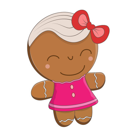 baby doll for greetings, decorations and postcards, creative design, prints and applications. Flat style.のイラスト素材