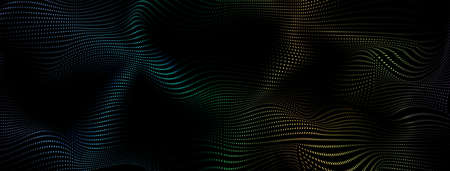 Abstract color waves. Space design for postcards, posters, banners, covers and backgrounds. vector...
