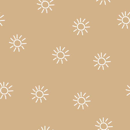 abstract color seamless pattern with sun for texture, textiles, backgrounds, banners and creative designのイラスト素材