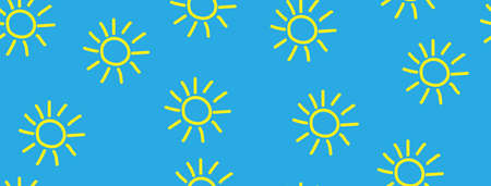 abstract color seamless pattern with sun for texture, textiles, backgrounds, banners and creative designのイラスト素材