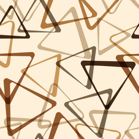 Seamless pattern of intersecting triangles. Illustration for texture, textiles, packaging, simple...
