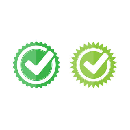 Seal of approval or consent. Vector icon for websites, applications and creative design. flat style.のイラスト素材