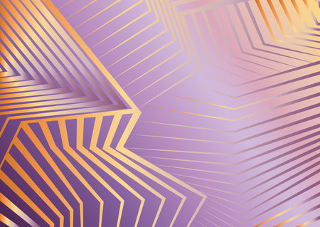 Abstract background with parallel broken lines. Illustration for the design of covers, posters and interior design. The idea of interior designのイラスト素材