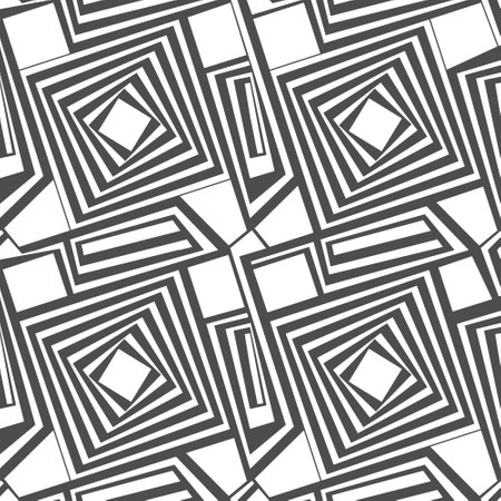 Abstract pattern of lines. Seamless background. Template for packaging, texture, cover, clothing, interior design and creative ideaのイラスト素材
