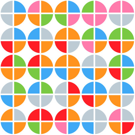 Abstract seamless geometric design. Template for textures, textiles, wallpapers, social networks, websites and applicationsのイラスト素材