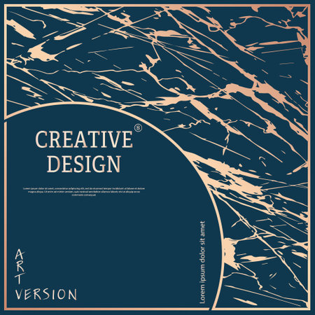 Art design. The layout of a luxury product packaging design, cover, poster, banner, brochure, poster. Creative composition idea for creative design and corporate styleのイラスト素材