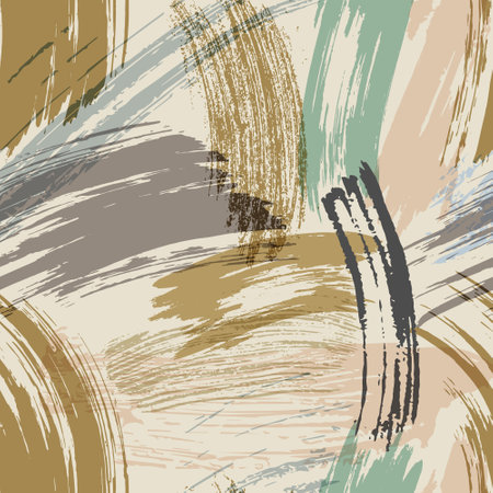 Seamless abstract background with spots of colored paint. Template for textures, textiles, wallpapers, screensavers, covers and creative ideasのイラスト素材