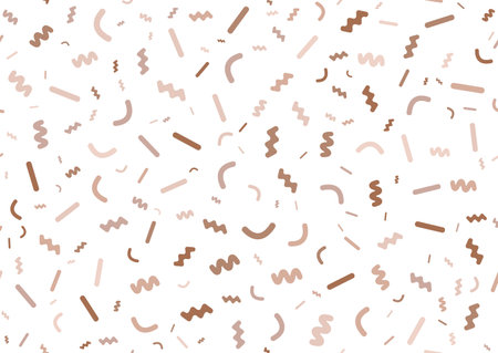 Seamless pattern of multicolored abstract shapes. Template for textures, textiles, wallpapers, banners, invitations and simple backgrounds. Layout for cover, poster, postcard, interior and decorative artのイラスト素材