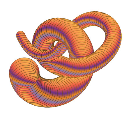 The spiral. Curved lines create a spiral weave. A design element for the embodiment of creative...