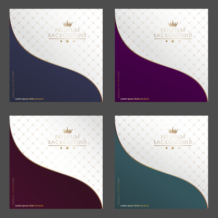 Luxurious design. Premium cover, banner, poster. A template for packaging, postcards or invitations. Creative design ideaのイラスト素材