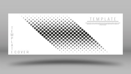 Monochrome design for background, cover, screensaver, website and creative idea. Layout for interior design, corporate style and decorative creativity. Flat styleのイラスト素材