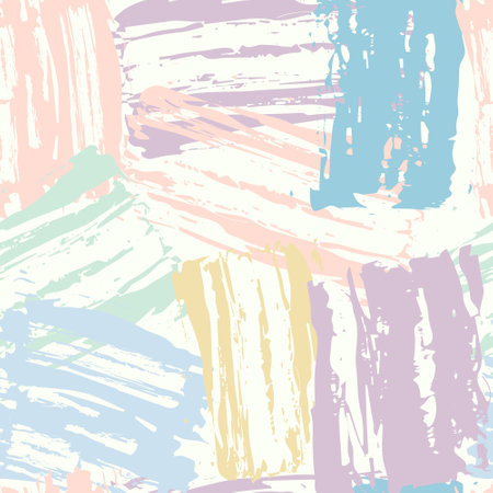 Seamless abstract background with spots of colored paint. Template for textures, textiles, wallpapers, screensavers, covers and creative ideasのイラスト素材