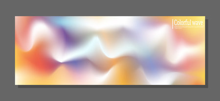 Colorful gradient background. Layout for the cover, banner, poster. Template for interior paintings, decorations and creative design. Color blurのイラスト素材