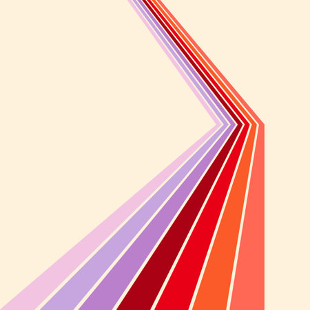 The perspective line. Colorful vintage stripes in retro style. template for backgrounds, banners, posters and creative design in vintage styleのイラスト素材