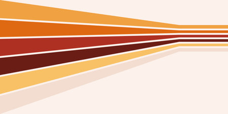 The perspective line. Colorful vintage stripes in retro style. template for backgrounds, banners, posters and creative design in vintage styleのイラスト素材