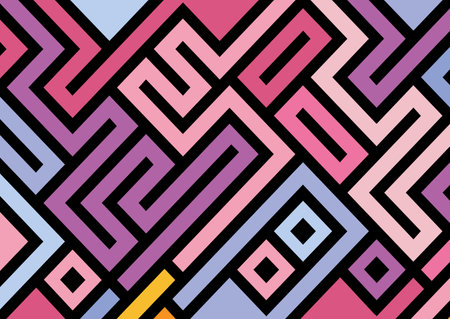 Abstract colored geometric pattern. Seamless background. Template for packaging, texture, cover, clothing, interior design and creative ideaのイラスト素材