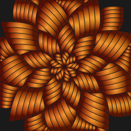 Colorful background with symmetrical pattern. Gradient ornament. There is a template for interior decoration, screensavers, covers and the implementation of a creative ideaのイラスト素材