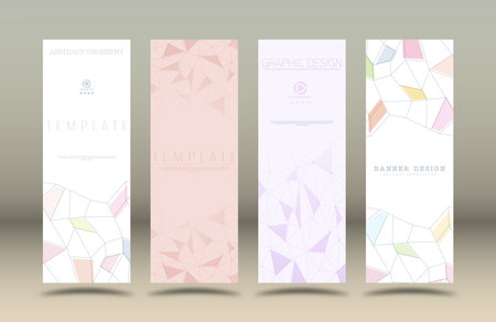 A set of layouts for a creative idea of graphic linear design. Template for the design of a cover, booklet or brochure. A creative idea for an individual interior, decoration and creative designのイラスト素材