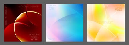 Luxurious colorful art. Colored modern background. Interior design, paintings, covers, posters and creative ideas of the premium segmentのイラスト素材