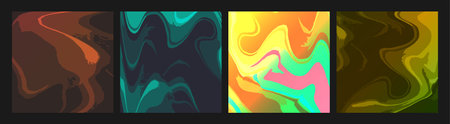 Wavy background. Abstract color pattern for packaging design, texture and creative packaging designのイラスト素材