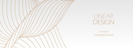 A pattern of wavy lines. Luxurious abstract background. Interior design, wallpaper, textures, textiles. The option of packaging, banners and creative design ideasのイラスト素材