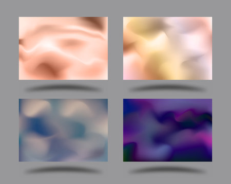 Colorful gradient background. Color blur. A set of templates for interior decoration, prints, jewelry, creativity and web design. The basis for posters, posters, covers and creative ideasのイラスト素材