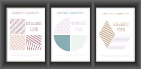 Abstract pattern. Template for the design of banners, posters and posters. Layout of the book cover, brochures, booklets and catalogs. An idea for creative designのイラスト素材