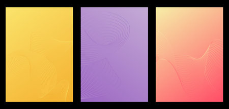 Linear art. A luxurious modern background in a minimalist style. Interior design, paintings, covers, posters and creative ideas of linearのイラスト素材