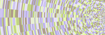 Colorful radial background. Circular checkered pattern for cover, poster, banner, packaging. Creative design templateのイラスト素材
