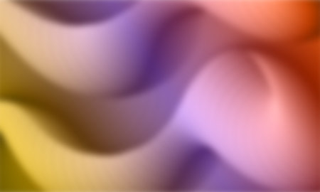 Abstract colorful wave with gradient. The illusion of dynamic space