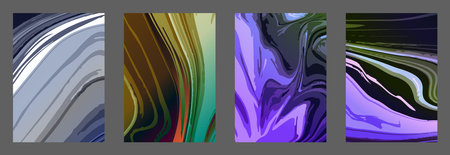 Colored abstract background.The texture of colored marble patterns. The illusion of liquid art. Interior design, paintings, covers and creative ideasのイラスト素材
