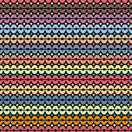 Seamless background. The composition of colorful elements creates a  pattern. National ornament....