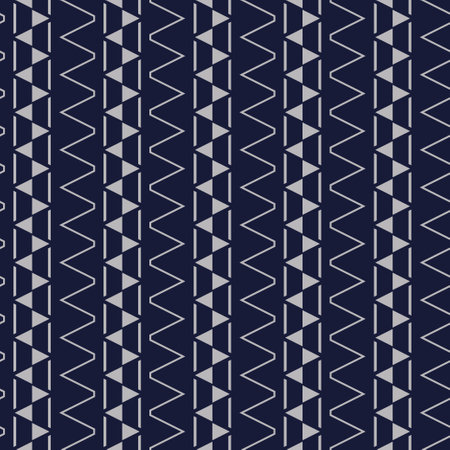 Seamless pattern of geometric elements. Abstract composition of random parallel elements. Background...