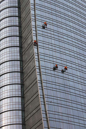 Unicredit tower headquarter in financial district of Porta Nuova, Milan, Italy.のeditorial素材